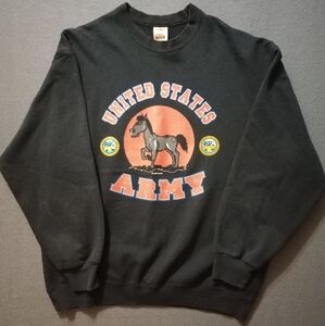 Vintage US Army Sweatshirt Men's XL Hanes Best Tag